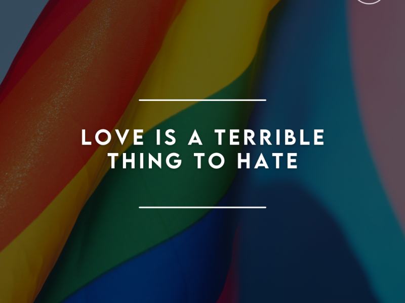 love is a terrible thing to hate